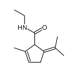 2-Cyclopentene-1-carboxamide,N-ethyl-5-isopropylidene-2-methyl- (8CI) Structure