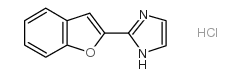 2-(2-苯并呋喃)-1H-咪唑盐酸盐结构式