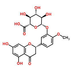 Hesperetin 3'-O-β-D-Glucuronide结构式