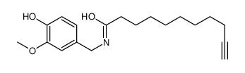 N-[(4-hydroxy-3-methoxyphenyl)methyl]undec-10-ynamide Structure