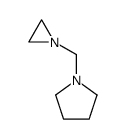 1-aziridin-1-ylmethyl-pyrrolidine结构式