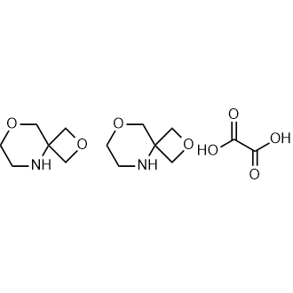 2,8-Dioxa-5-azaspiro[3.5]Nonane hemioxalate Structure