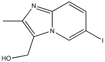 (6-Iodo-2-methyl-imidazo[1,2-a]pyridin-3-yl)-methanol结构式