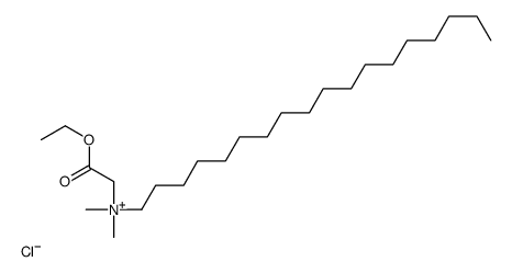 (2-ethoxy-2-oxoethyl)-dimethyl-octadecylazanium,chloride Structure