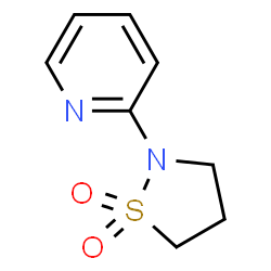 Pyridine, 2-(1,1-dioxido-2-isothiazolidinyl)- (9CI) Structure