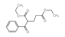 Pentanedioic acid,2-benzoyl-, 1,5-diethyl ester structure