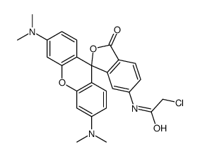 6-Chloroacetamidotetramethyl Rhodamine结构式