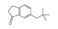 6-(叔丁基)-2,3-二氢-1H-茚-1-酮结构式