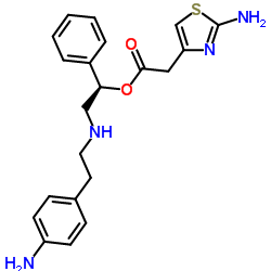 (1R)-2-{[2-(4-Aminophenyl)ethyl]amino}-1-phenylethyl (2-amino-1,3-thiazol-4-yl)acetate picture