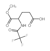 5-methoxy-5-oxo-4-[(2,2,2-trifluoroacetyl)amino]pentanoic acid Structure