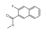 2-carbomethoxy-3-fluoronaphthalene Structure