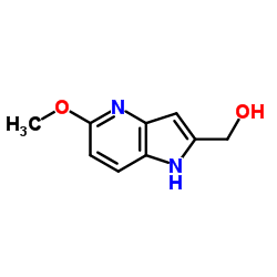 (5-methoxy-1h-pyrrolo[3,2-b]pyridin-2-yl)methanol Structure