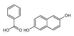benzoic acid,naphthalene-2,6-diol结构式