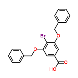 3,5-Bis(benzyloxy)-4-bromobenzoic acid structure