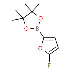 2-(5-fluorofuran-2-yl)-4,4,5,5-tetramethyl- Structure