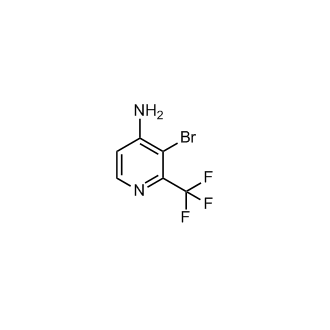 3-溴-2-(三氟甲基)吡啶-4-胺结构式