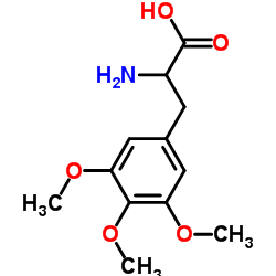 3,4,5-trimethoxyphenylalanine结构式