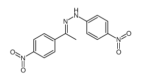 4-nitro-N-[(Z)-1-(4-nitrophenyl)ethylideneamino]aniline Structure