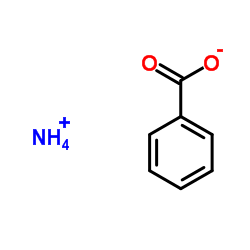 Ammonium benzoate Structure