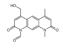 8,9-Dihydro-4-(hydroxymethyl)-6,9-dimethyl-2,8-dioxopyrido[3,2-g]quinoline-1(2H)-carbaldehyde结构式