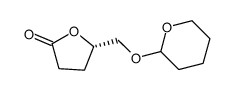 (5S)-5-(((Tetrahydro-2H-Pyran-2-Yl)Oxy)Methyl)Dihydrofuran-2(3H)-One Structure