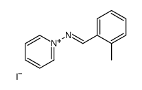 1-(2-methylphenyl)-N-pyridin-1-ium-1-ylmethanimine,iodide Structure