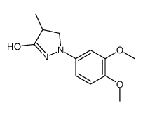 1-(3,4-dimethoxyphenyl)-4-methylpyrazolidin-3-one Structure