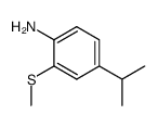 4-isopropyl-2-(thiomethyl)aniline Structure
