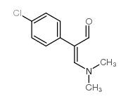 2-(4-Chlorophenyl)-3-(dimethylamino)acrolein结构式