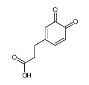 3-(3,4-dioxo-cyclohexa-1,5-dienyl)-propionic acid结构式
