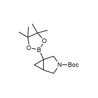 tert-Butyl 1-(4,4,5,5-tetramethyl-1,3,2-dioxaborolan-2-yl)-3-azabicyclo[3.1.0]hexane-3-carboxylate Structure