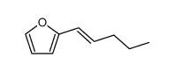 (E)-2-(pent-1-en-1-yl)furan Structure