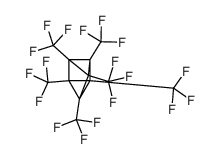 1,2,3,4,5,6-hexakis(trifluoromethyl)prismane Structure