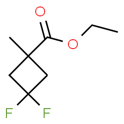 ethyl 3,3-difluoro-1-methylcyclobutane-1-carboxylate Structure