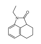 Benz[cd]indol-2(1H)-one, 1-ethyl-2a,3,4,5-tetrahydro- (9CI) structure
