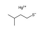 3-methyl-butane-1-thiol, mercury salt结构式
