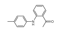 1-[2-[(4-Methylphenyl)amino]phenyl]ethanon结构式