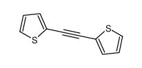 1,2-二(噻吩-2-基)炔结构式