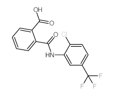 Benzoicacid, 2-[[[2-chloro-5-(trifluoromethyl)phenyl]amino]carbonyl]-结构式