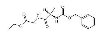 Cbz-Ala-Gly-OEt structure