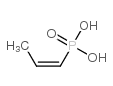 cis-propenylphosphonic acid structure