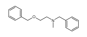 benzyl-(2-benzyloxy-ethyl)-methyl-amine Structure