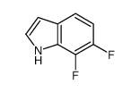 6,7-二氟-1H-吲哚结构式