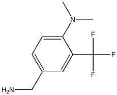 4-(aminomethyl)-N,N-dimethyl-2-(trifluoromethyl)aniline Structure