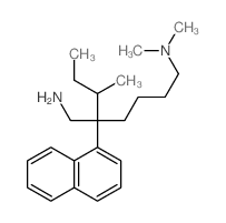 1,6-Hexanediamine,N6,N6-dimethyl-2-(1-methylpropyl)-2-(1-naphthalenyl)- Structure