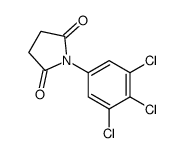 N-(3,4,5-trichlorophenyl)succinimide Structure