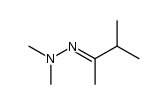 3-Methyl-2-butanone N,N-dimethylhydrazone Structure