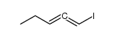 1-iodo-penta-1,2-diene结构式