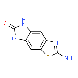 6H-Imidazo[4,5-f]benzothiazol-6-one,2-amino-5,7-dihydro-(9CI) picture