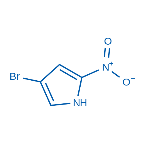 4-Bromo-2-nitro-1H-pyrrole Structure